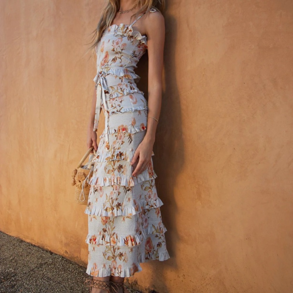 V. Chapman Lily Dress in Savannah Rose Sunset